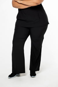 CSCRUBS CASUAL COLLECTION HIGH-WAISTED FLARE PANT | CASUAL WP1 (SIZE: PETITE & TALL)