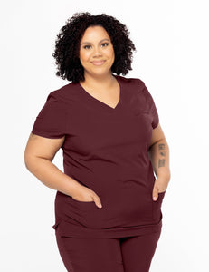 CSCRUBS COMFORT COLLECTION V-NECK TOP | COMFORT WT3 (SIZE: 2X-3X)